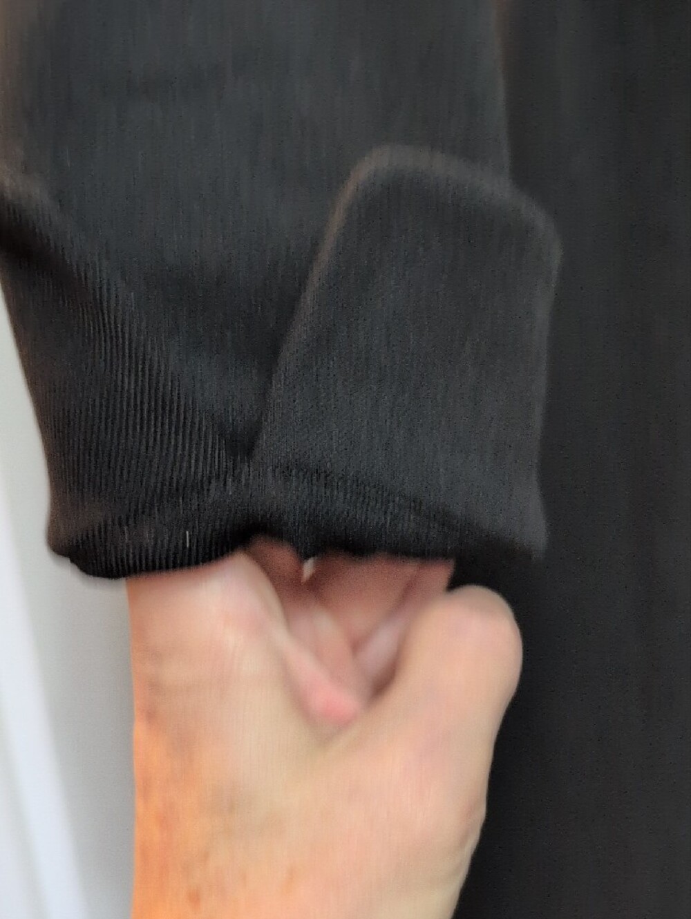 Betsey Johnson Black Coat with Crochet Ruffles - Picture 5 of 16